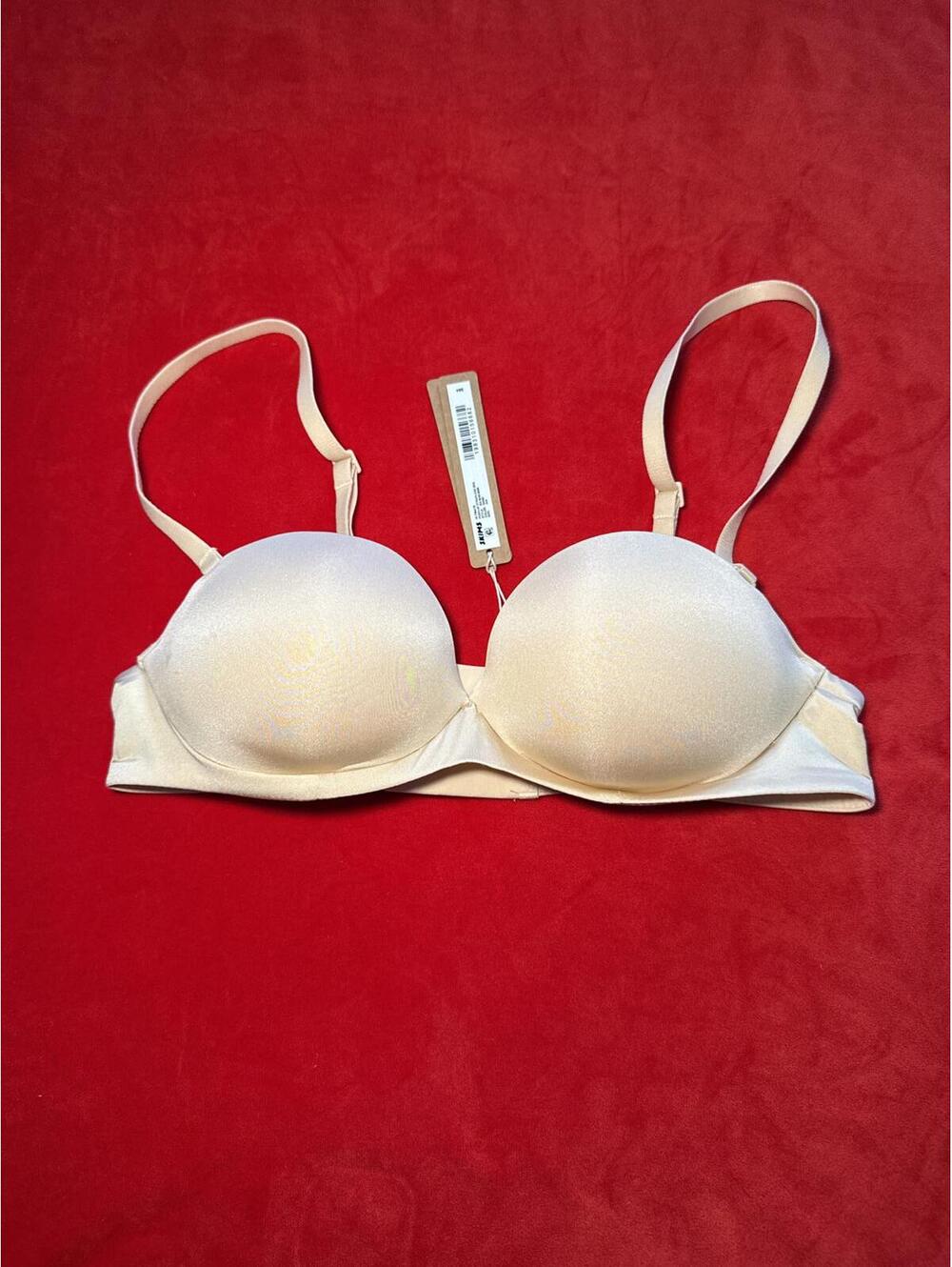 Skims Ultimate Push Up Strapless Bra Color Sand Size 34A